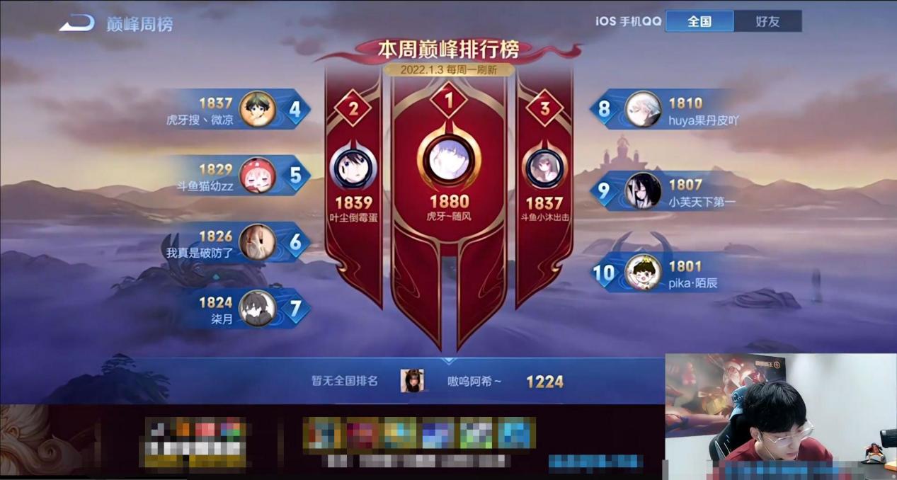 选手个人魅力放光芒，登顶巅峰的简单介绍
